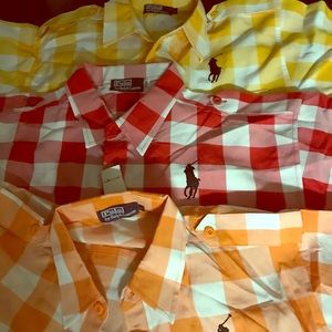 3 brand new polo shirts,with tags on them